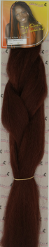 Basic Braids red # 113 - solid 100% Kanekalon braiding hair 58 cm long - Kopie